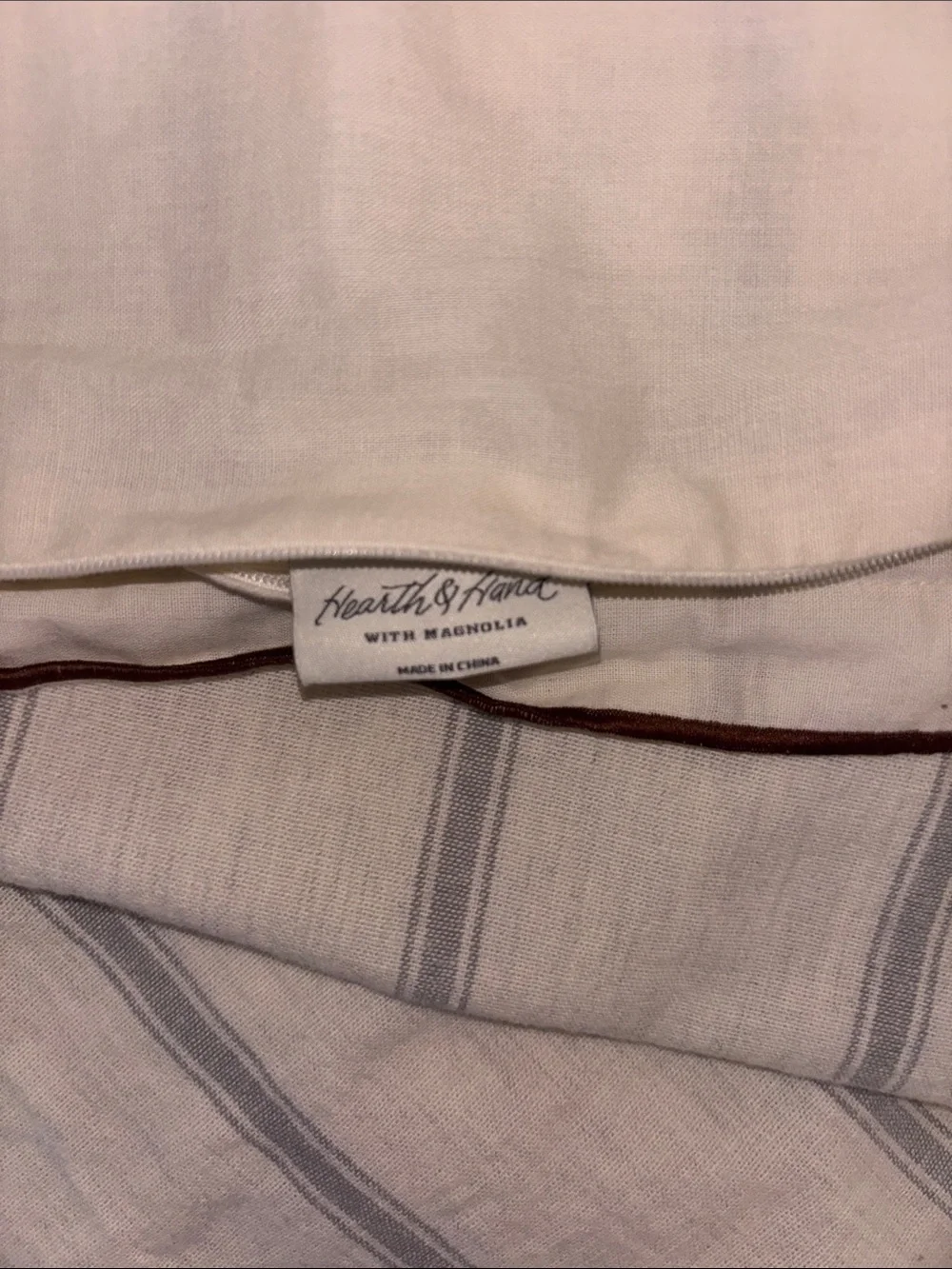 Hearth & Hand MAGNOLIA 100% Cotton Full/Queen Pillow Sham Covers